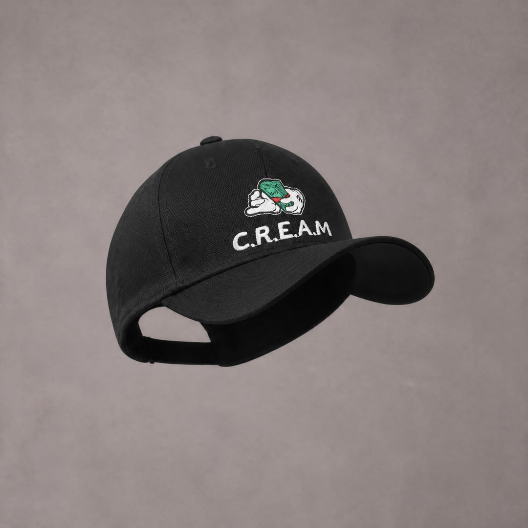 CREAM CAP - "MONEY HAND"