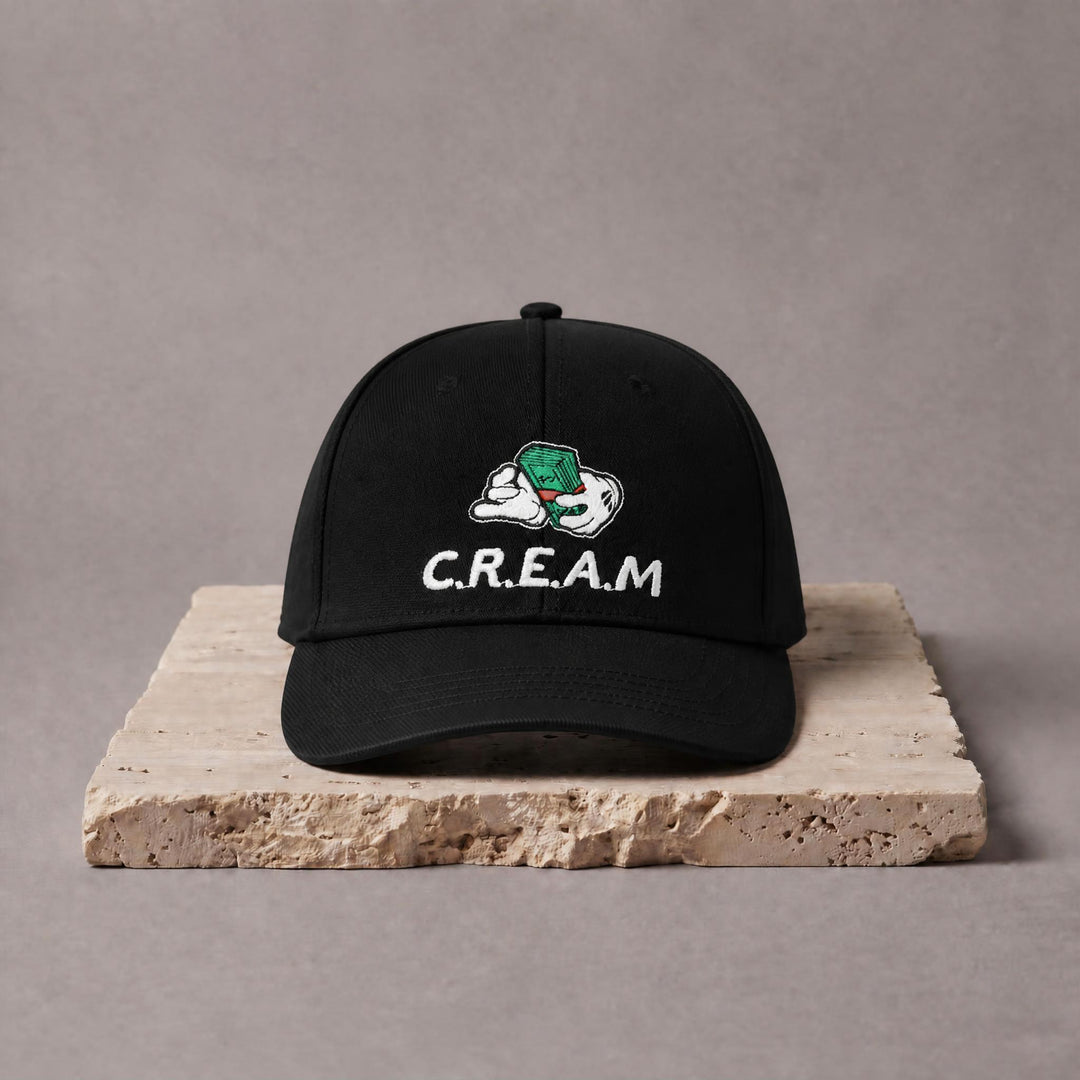 CREAM CAP - "MONEY HAND"