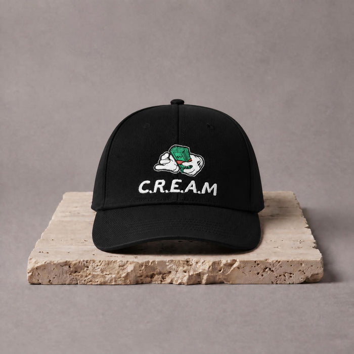 CREAM CAP - "MONEY HAND"