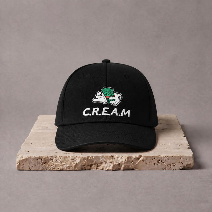 CREAM CAP - "MONEY HAND"