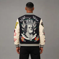 Cash Varsity Jacket - Men's Streetwear Varsity Jacket