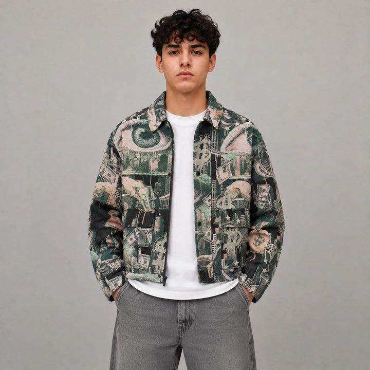 Cash Rules Tapestry Jacket