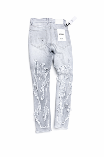 Skinny Denim Jeans - Grey