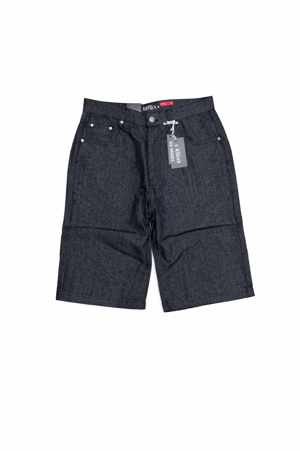 Baggy Simple Jorts - Black
