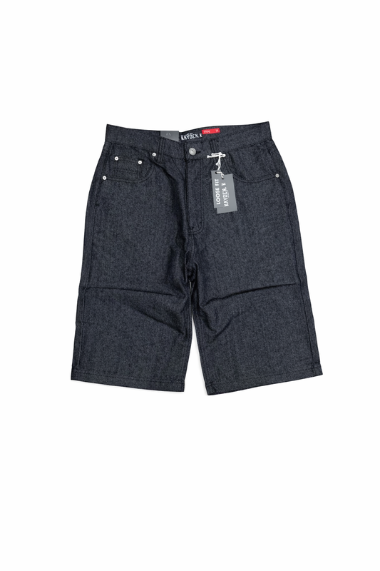 Baggy Simple Jorts - Black