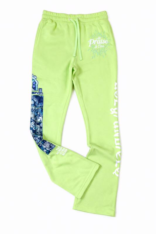 All Praise Jogger Pants - Paradise Green