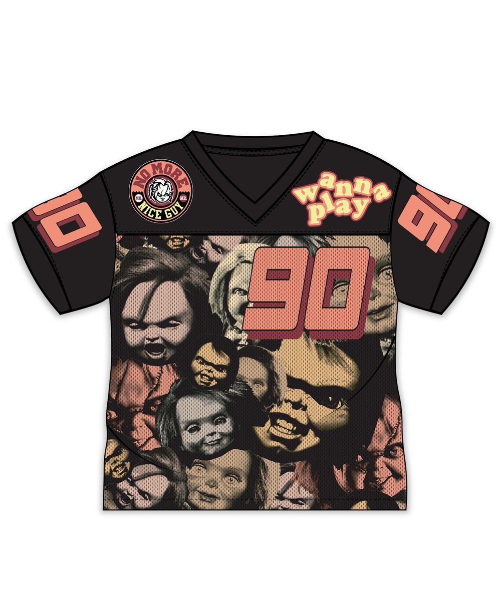 Chucky Football Jersey -Black