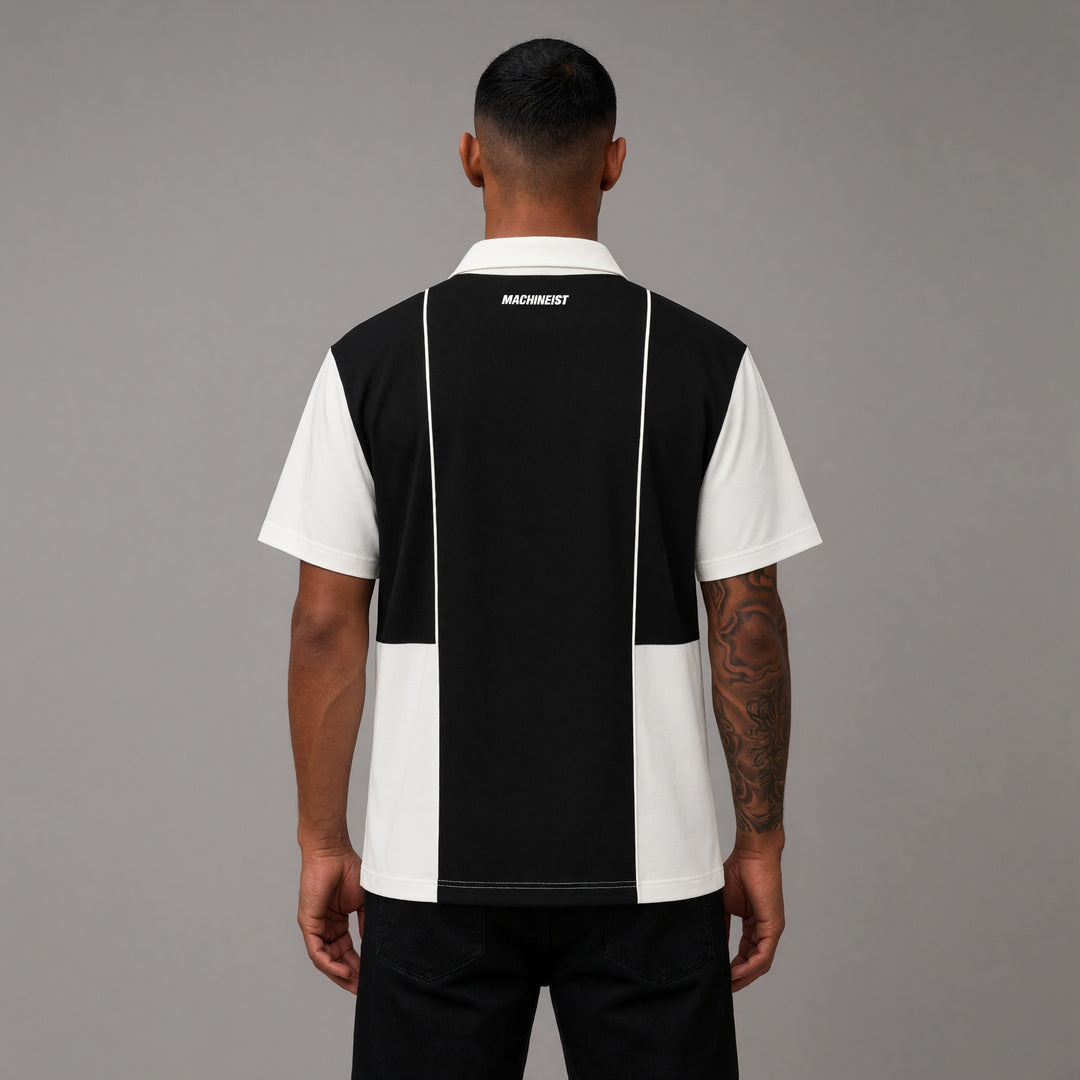 Contrast Polo - Black