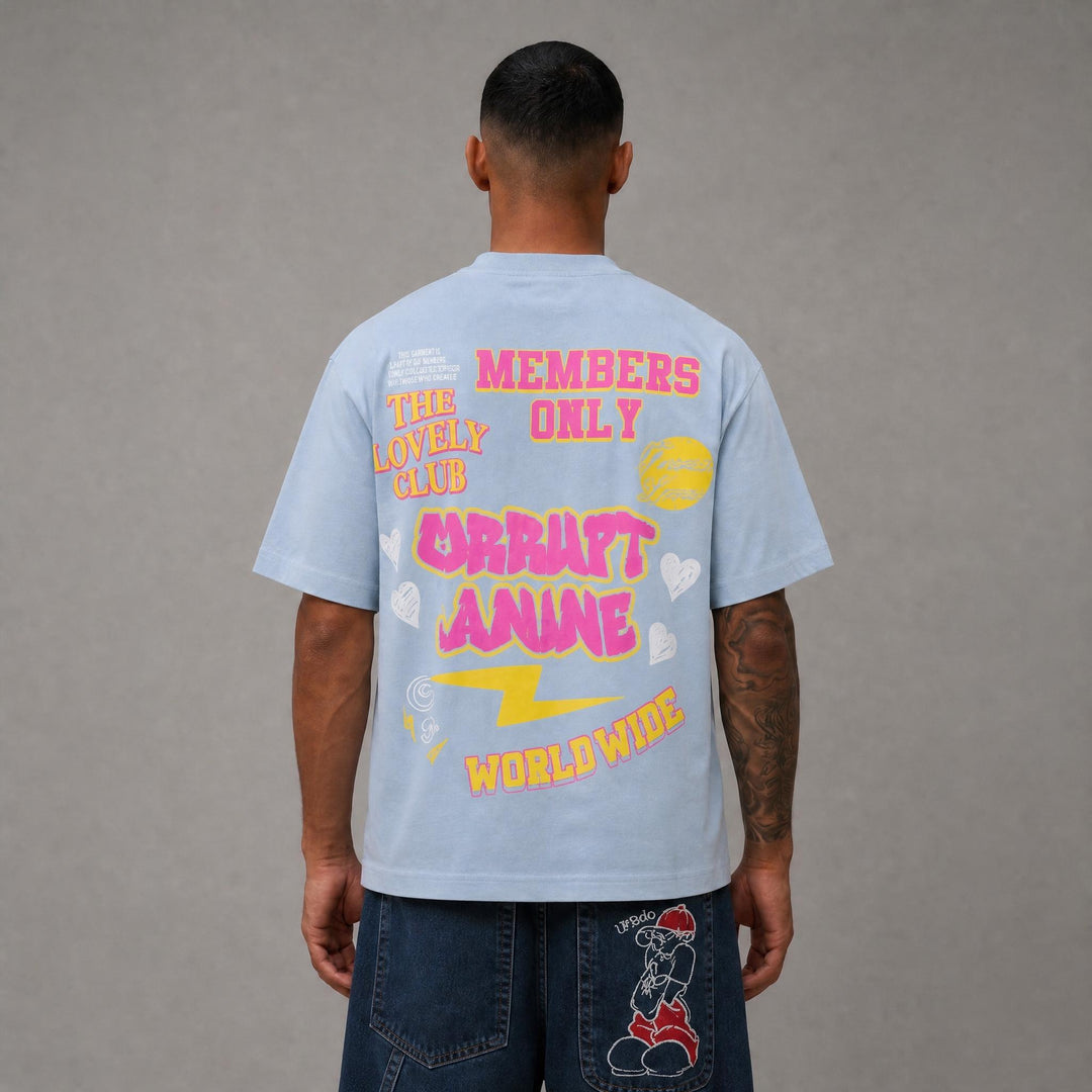Corrupt Graffiti Tee - Blue