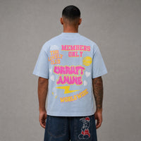 Corrupt Graffiti Tee - Blue