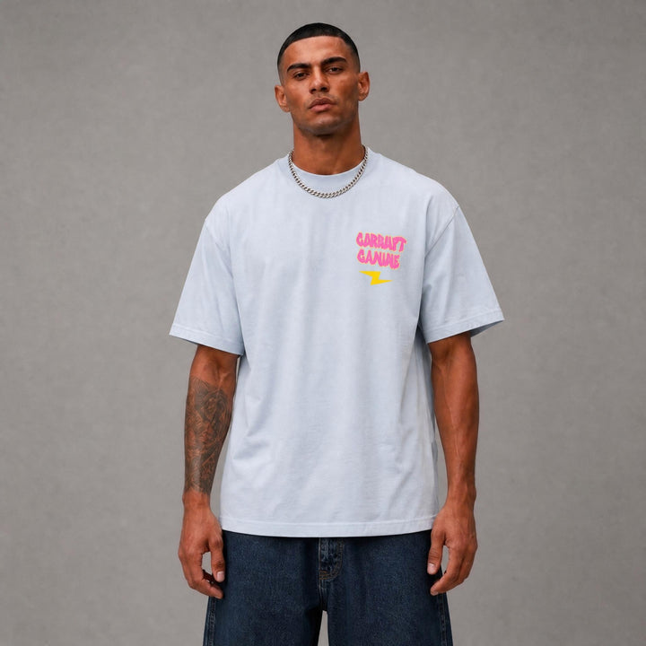 Corrupt Graffiti Tee - Blue