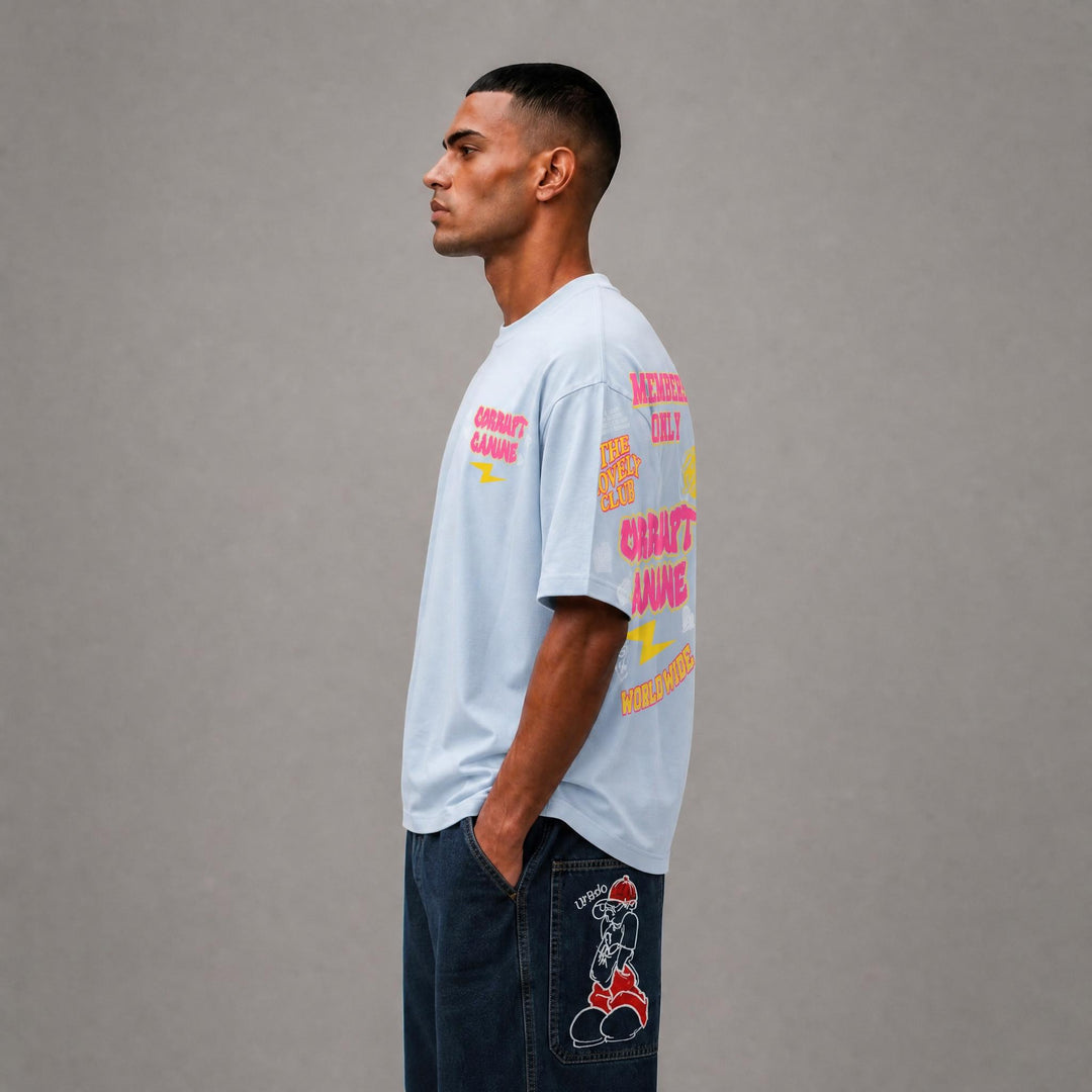 Corrupt Graffiti Tee - Blue