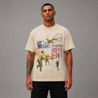 Courage Cropped Tee - Khaki