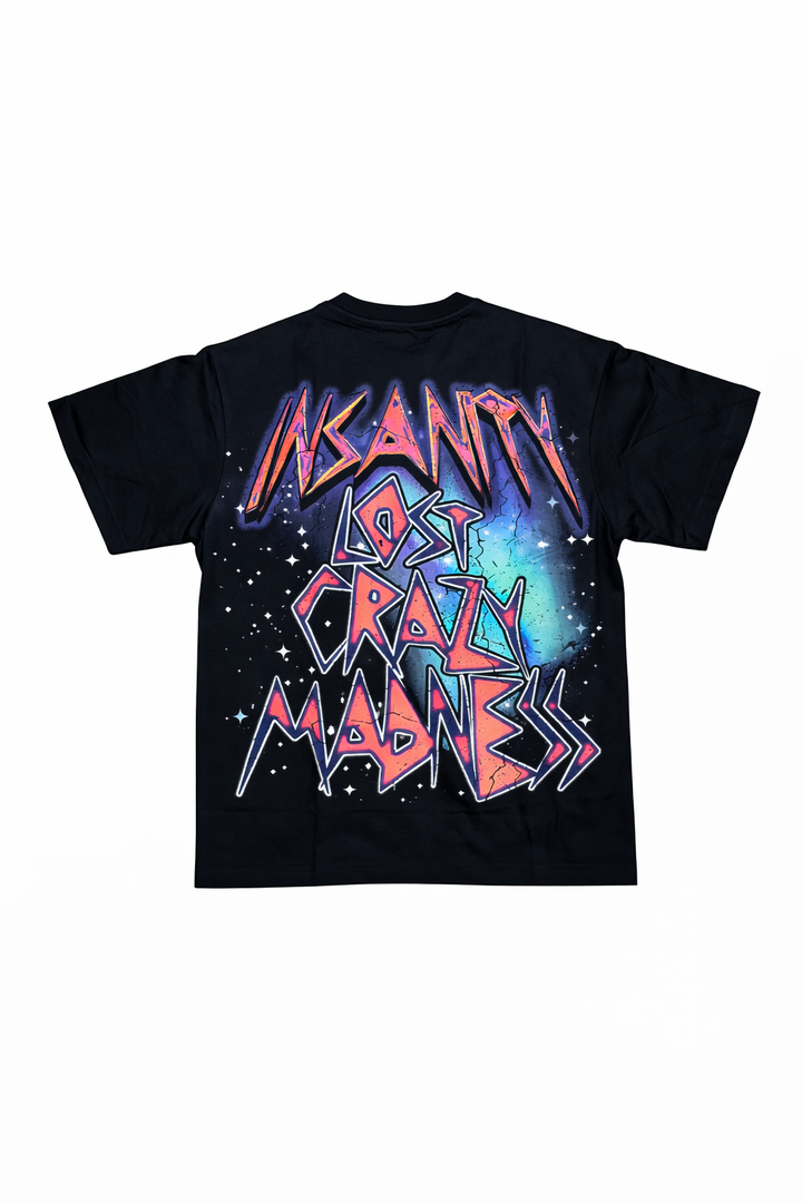 Insanity Graphic Tee - Black