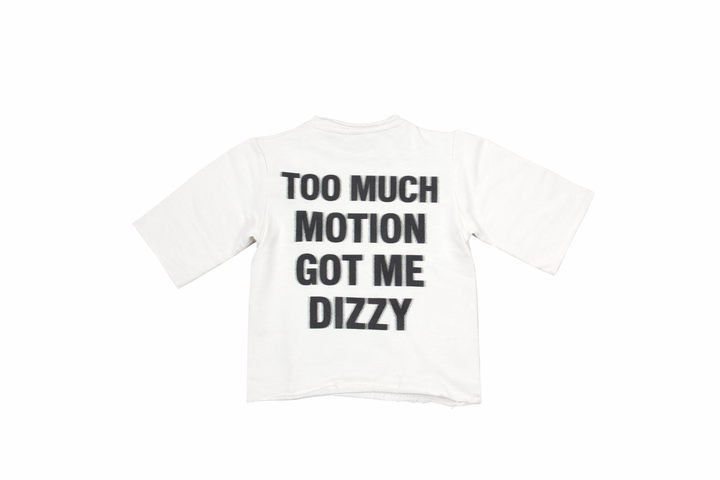 Motion Kids Cropped Tee - White