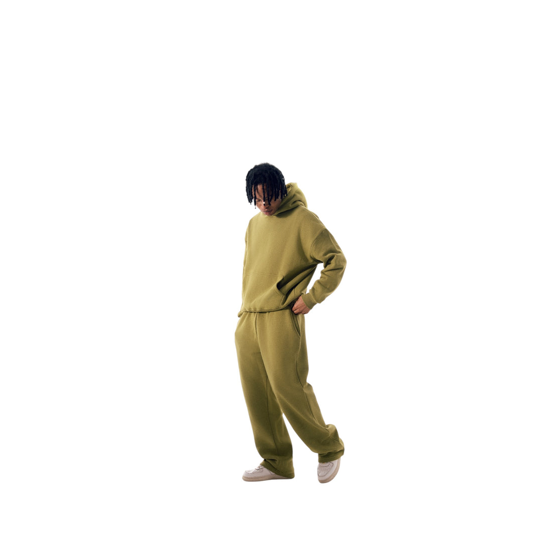 Cozy Era Pull Over Hoodie - Olive