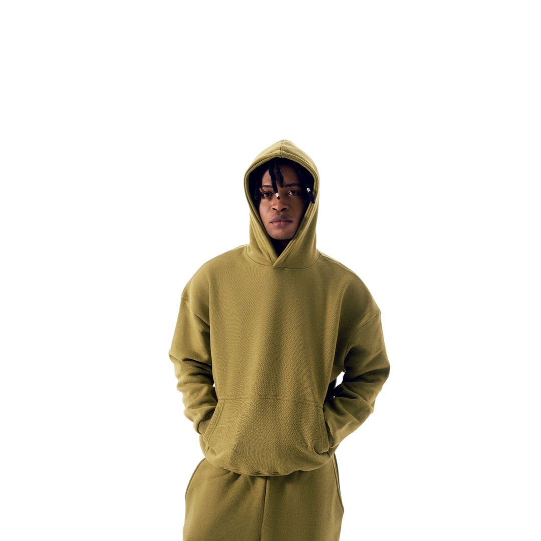 Cozy Era Pull Over Hoodie - Olive
