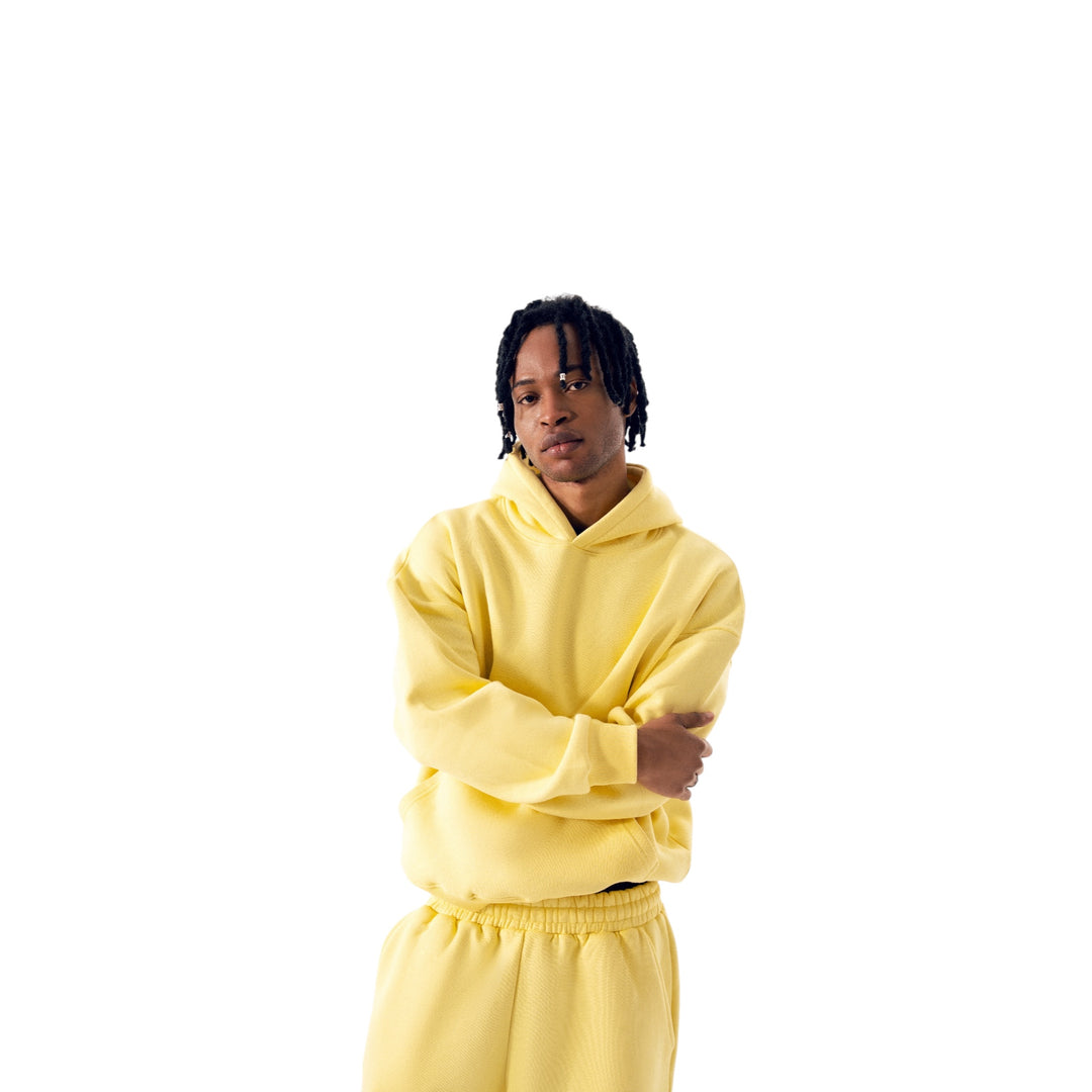 Cozy Era Pull Over Hoodie - Muted Yellow