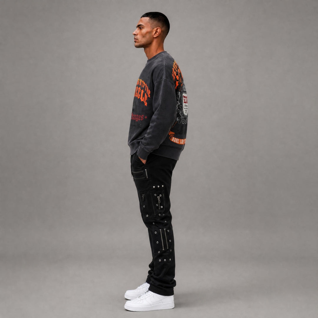 Darkages Crewneck - Charcoal