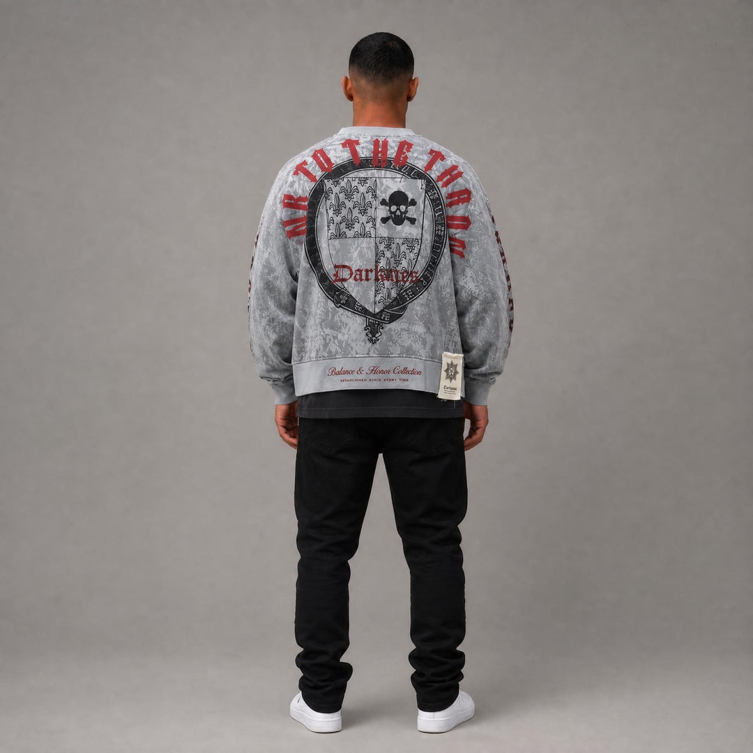 Darkages Crewneck - Light Grey