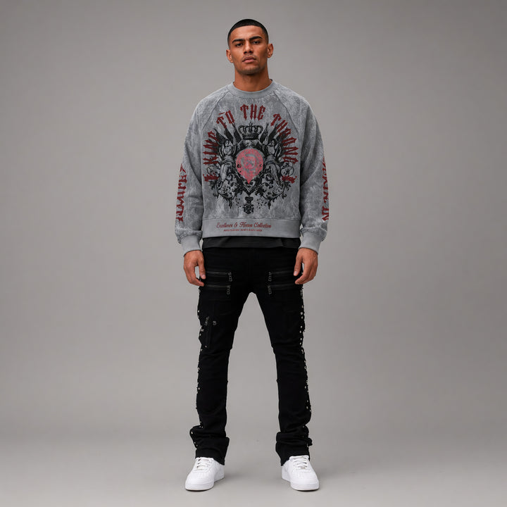 Darkages Crewneck - Light Grey