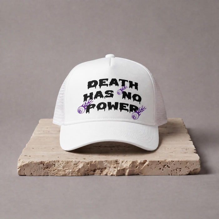 Death Has No Power Snapback - White