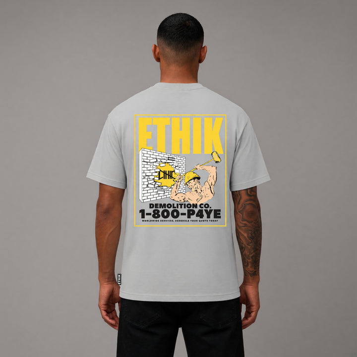Demolition Co. Tee -Grey