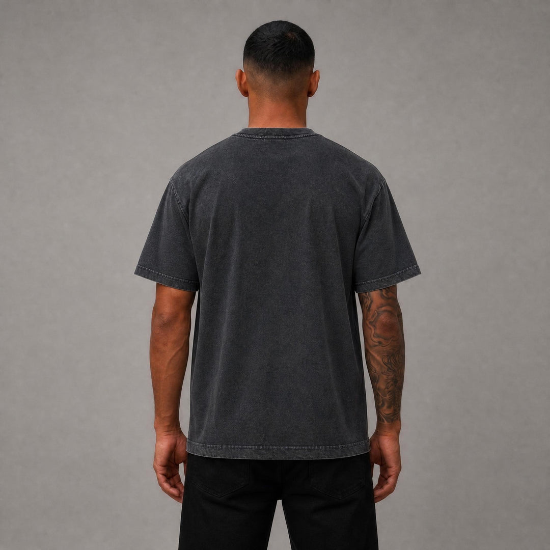 Dirt Bikes Cropped Tee - Black
