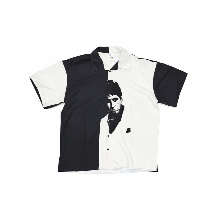 Scarface Button Up - Striped