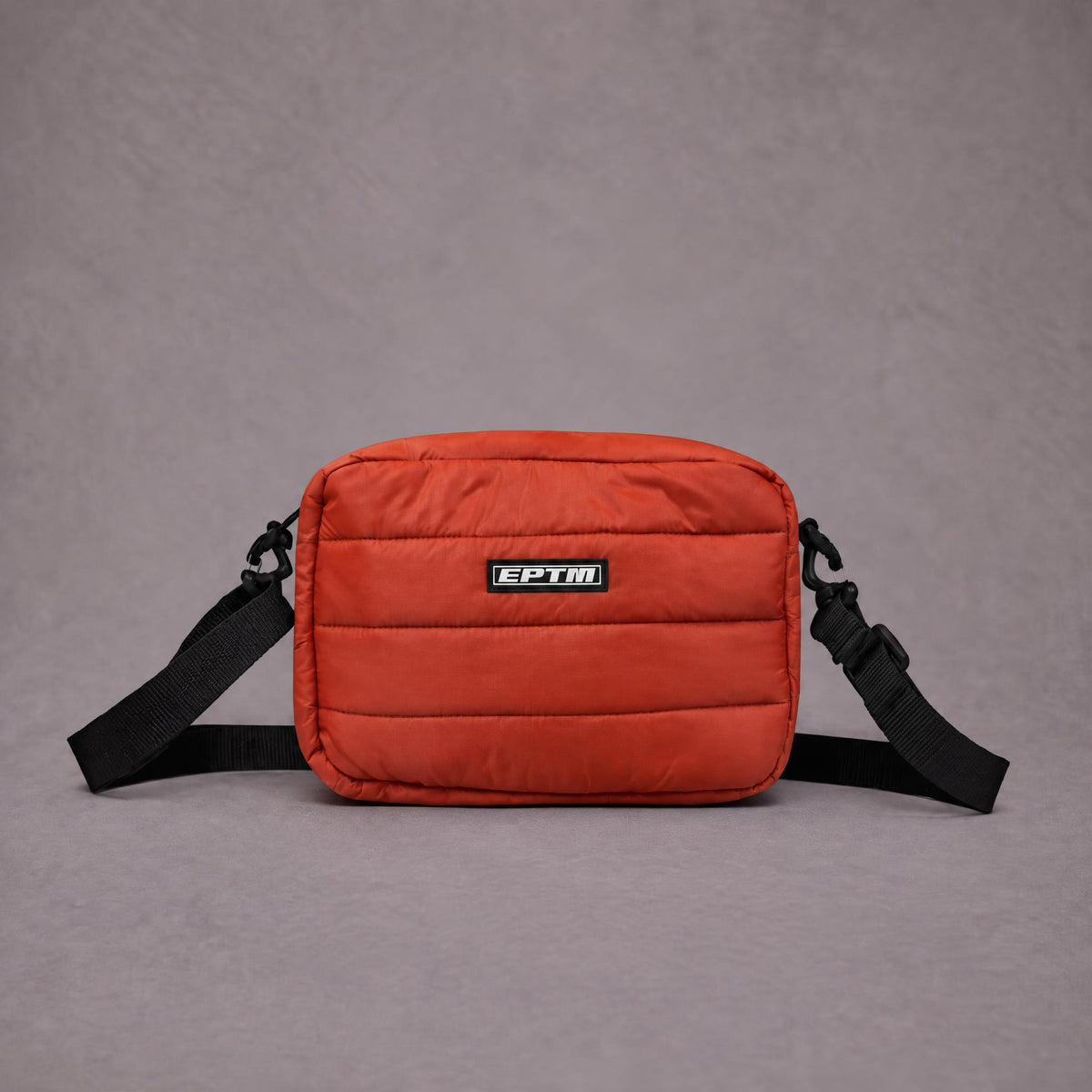 EPTM Red Puffer Side Bag