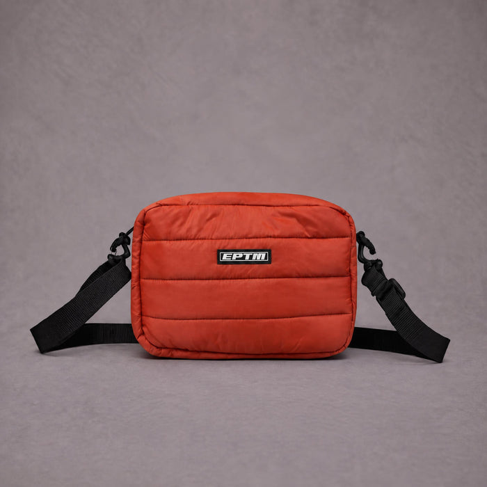 EPTM Red Puffer Side Bag