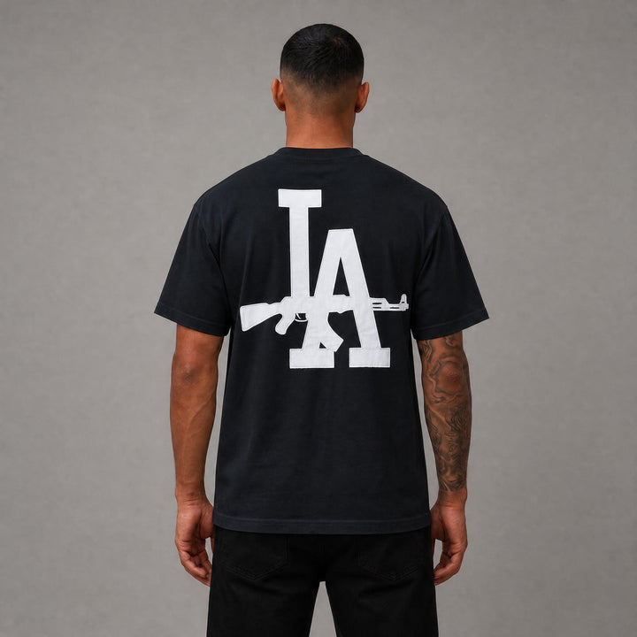 El Fighter Graphic Tee - Black