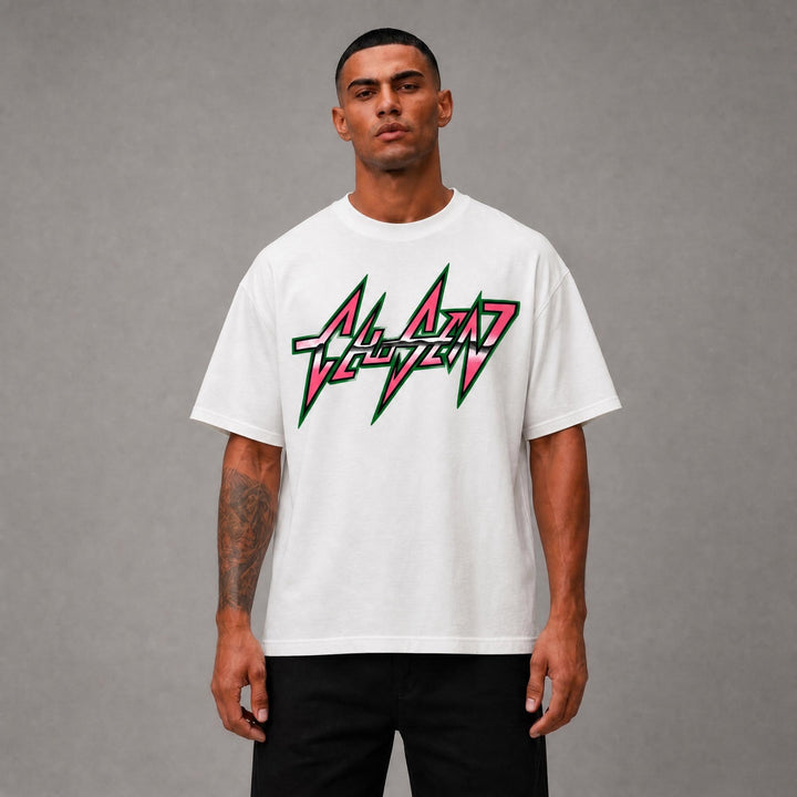 Enlighten One Cropped Tee - White