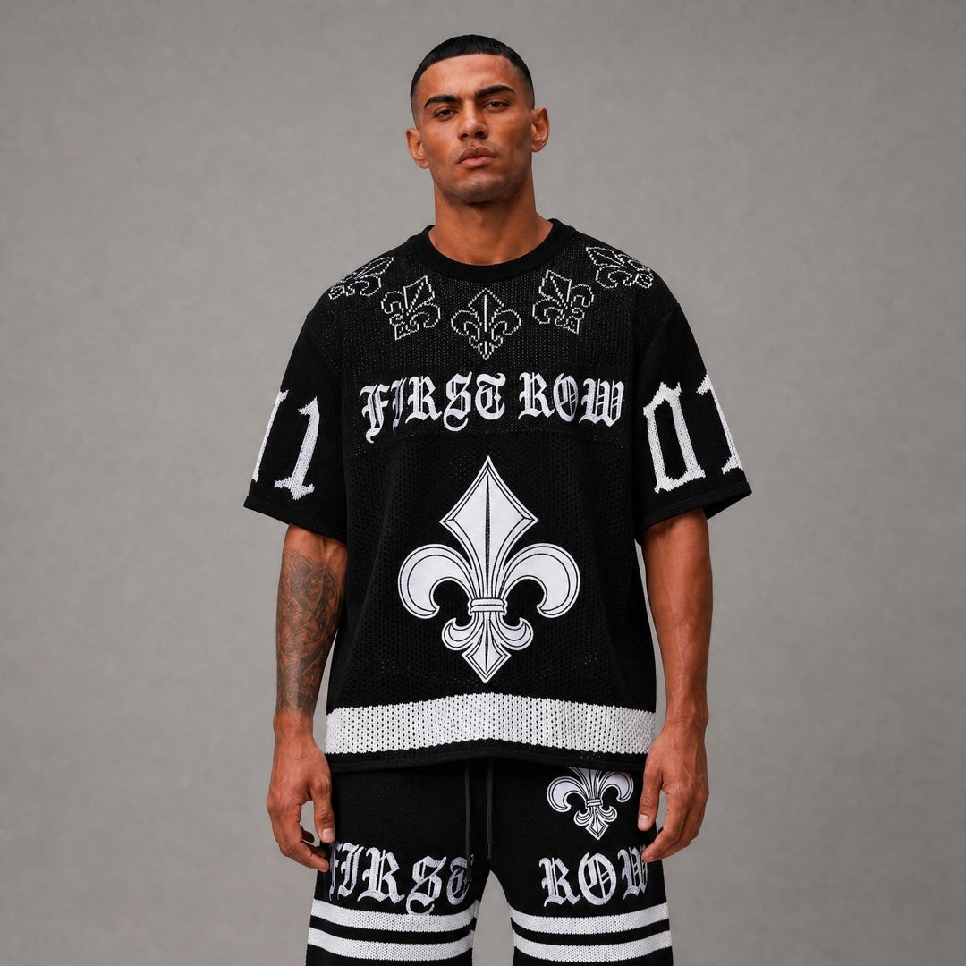 FAITH DEALER SWEATER TEE - BLACK