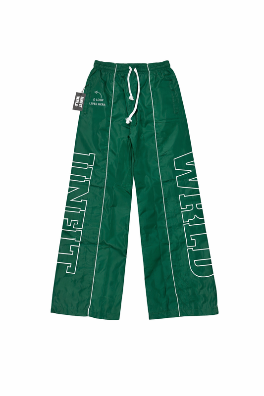 Unftd Wrld Baggy "Parachute" Pants - Green