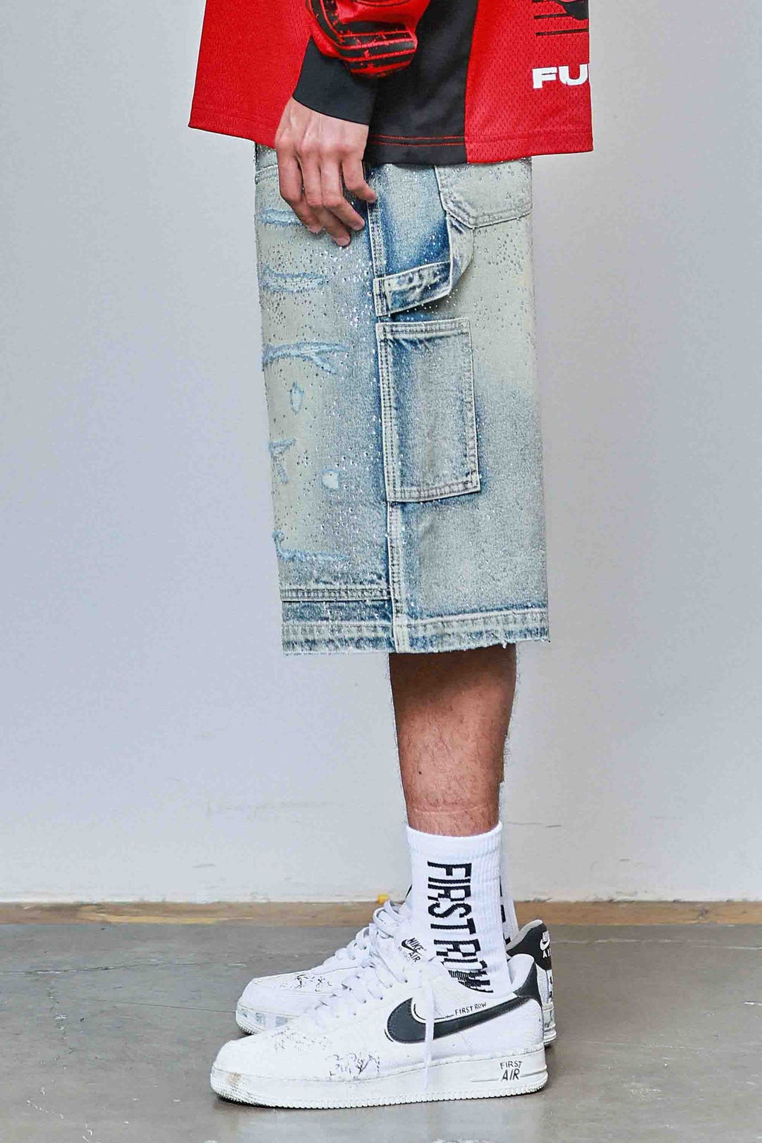 RHINESTONE JORTS