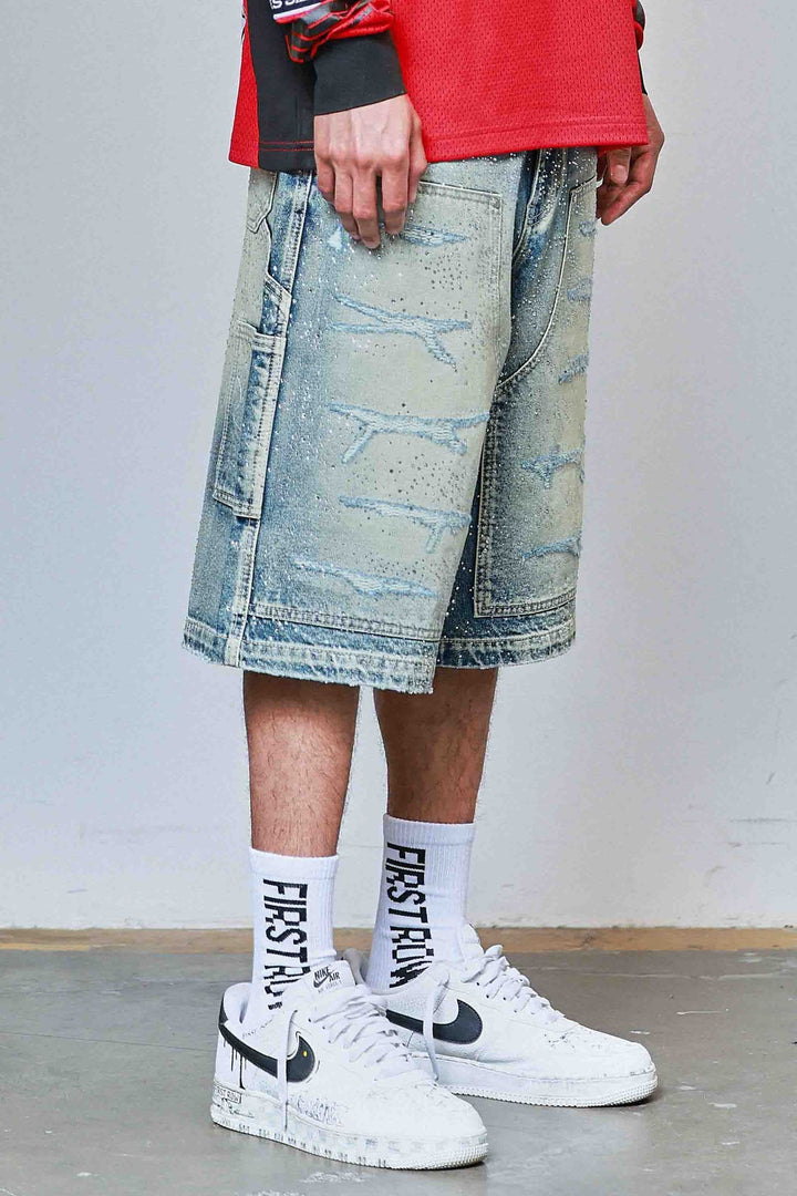 RHINESTONE JORTS