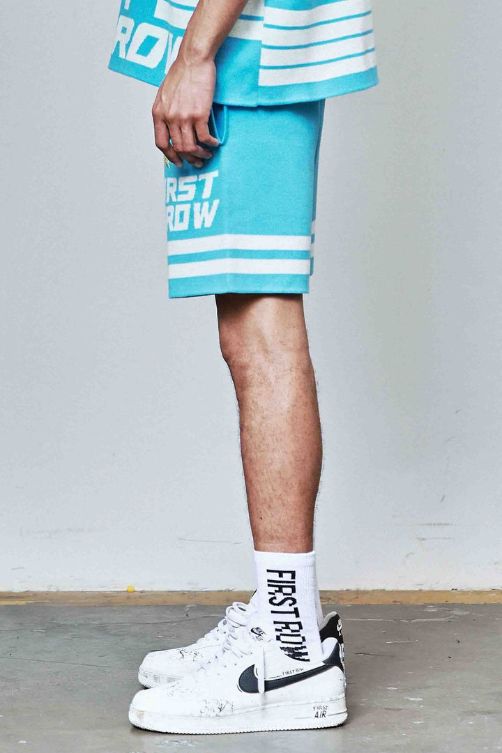SCATTERED STAR SWEATER SHORTS