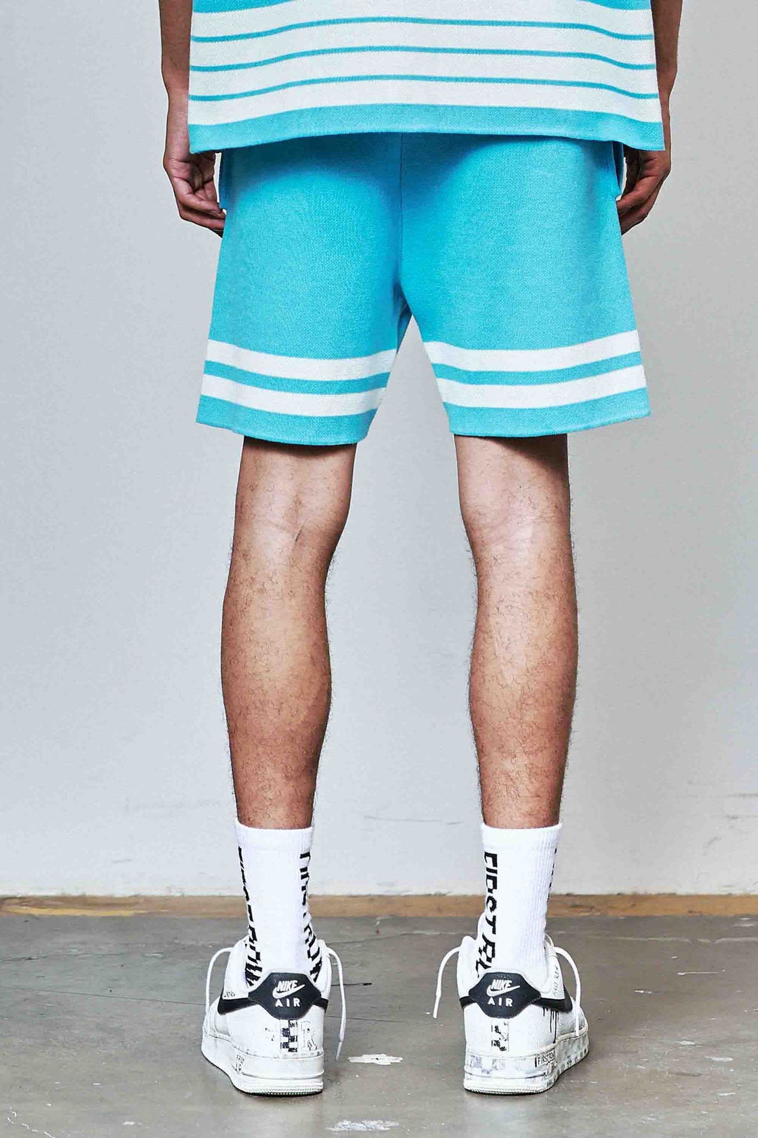 SCATTERED STAR SWEATER SHORTS
