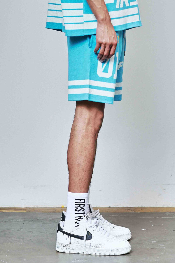 SCATTERED STAR SWEATER SHORTS