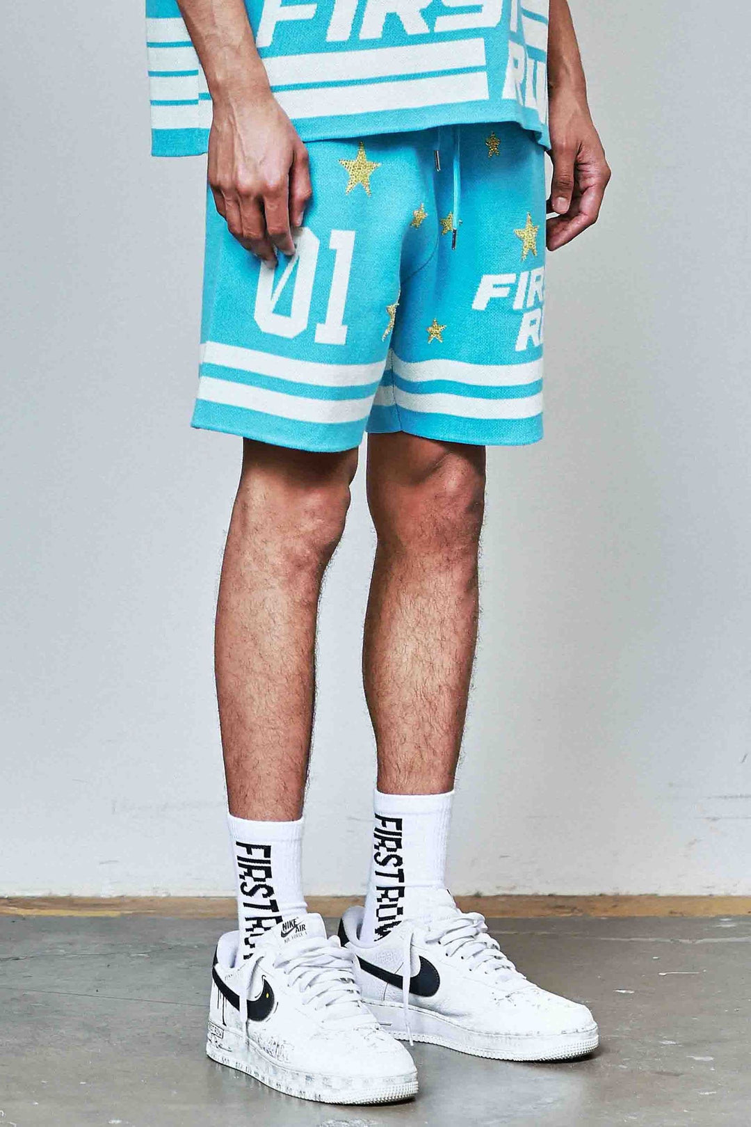 SCATTERED STAR SWEATER SHORTS