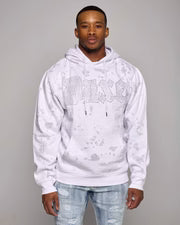 Studded DLXE Hoodie - White