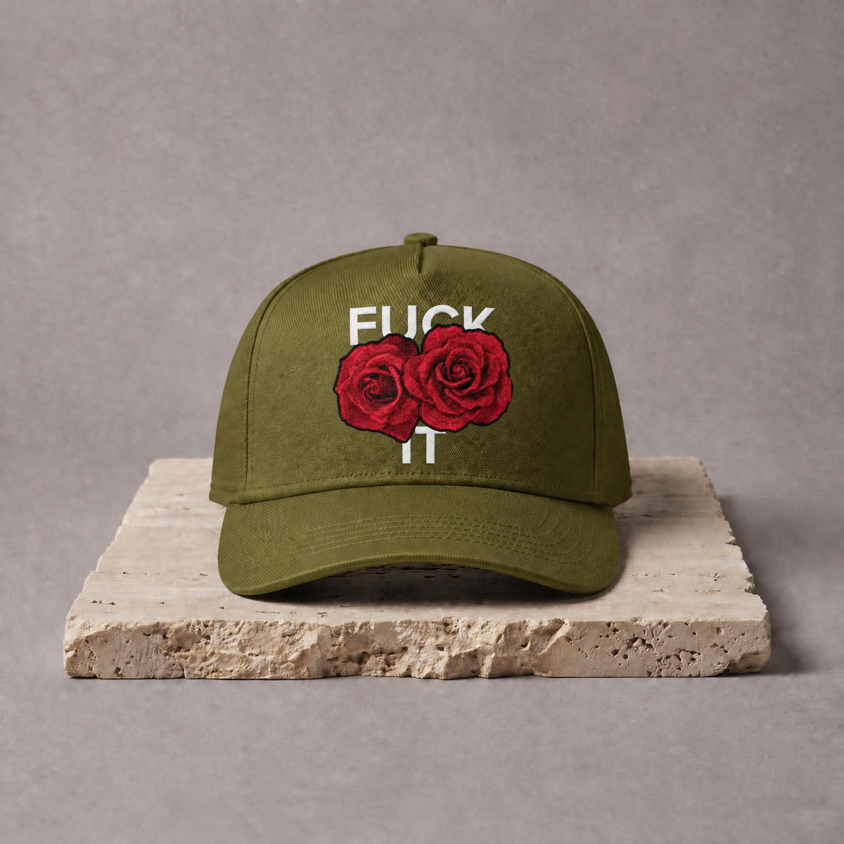 F - it Trucker Hat - Olive