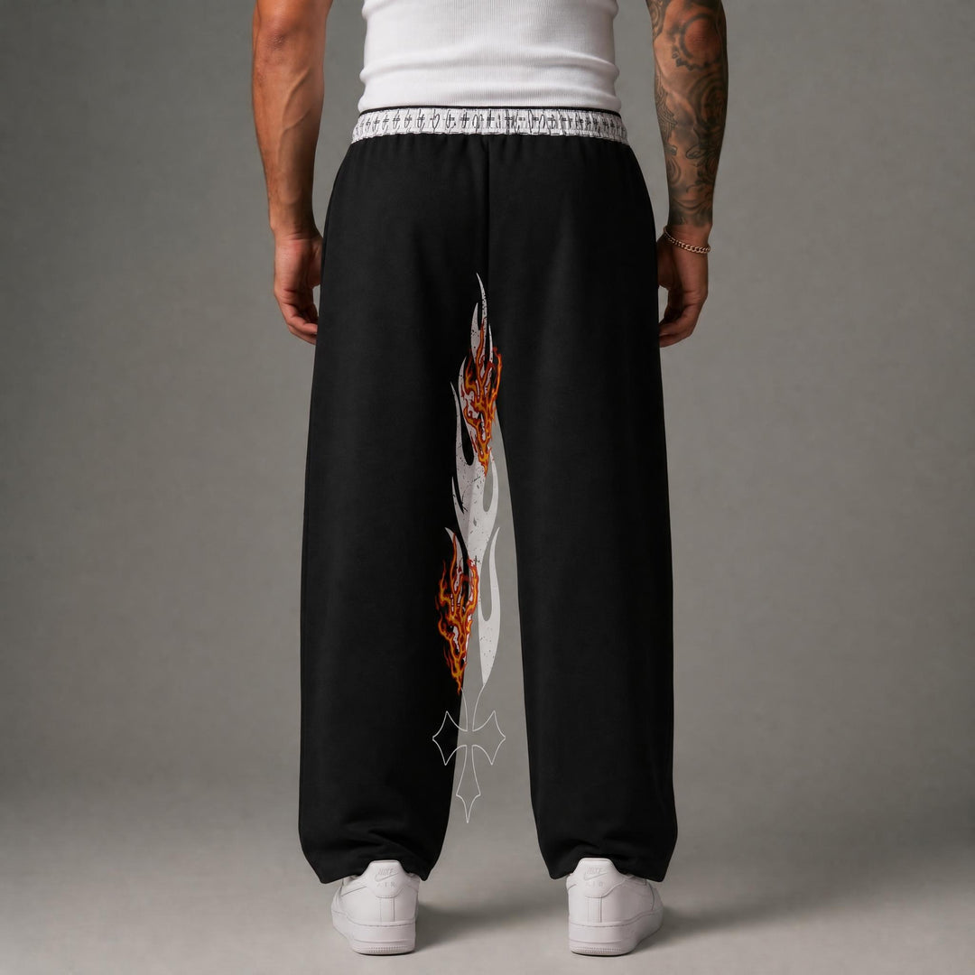 Fame Of Faith Sweatpants - Black Wash