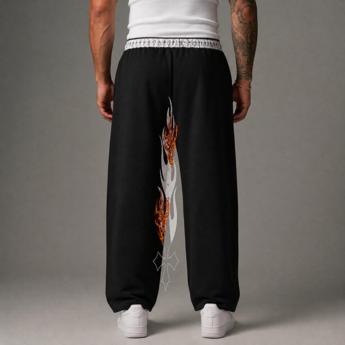 Fame Of Faith Sweatpants - Black Wash