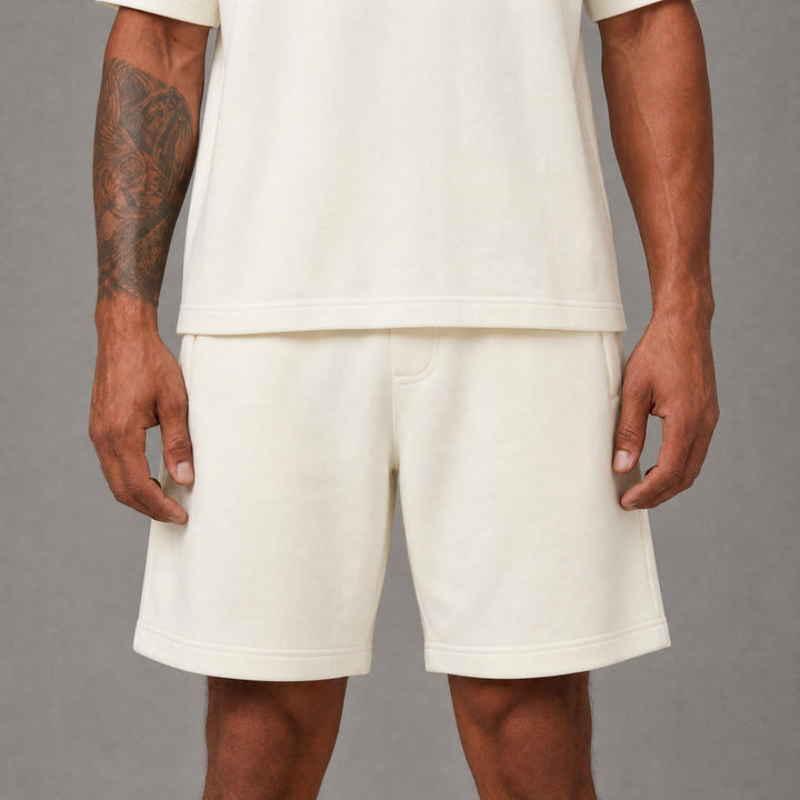 Fleece Shorts - Bone