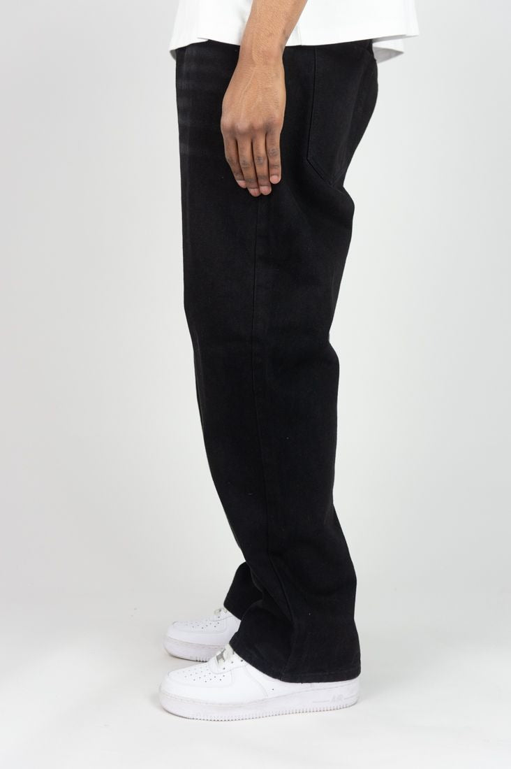 Basic Baggy Jeans- Black