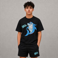 Game Changer - Kids Black And Blue Short Set