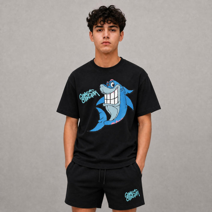 Game Changer - Kids Black And Blue Short Set
