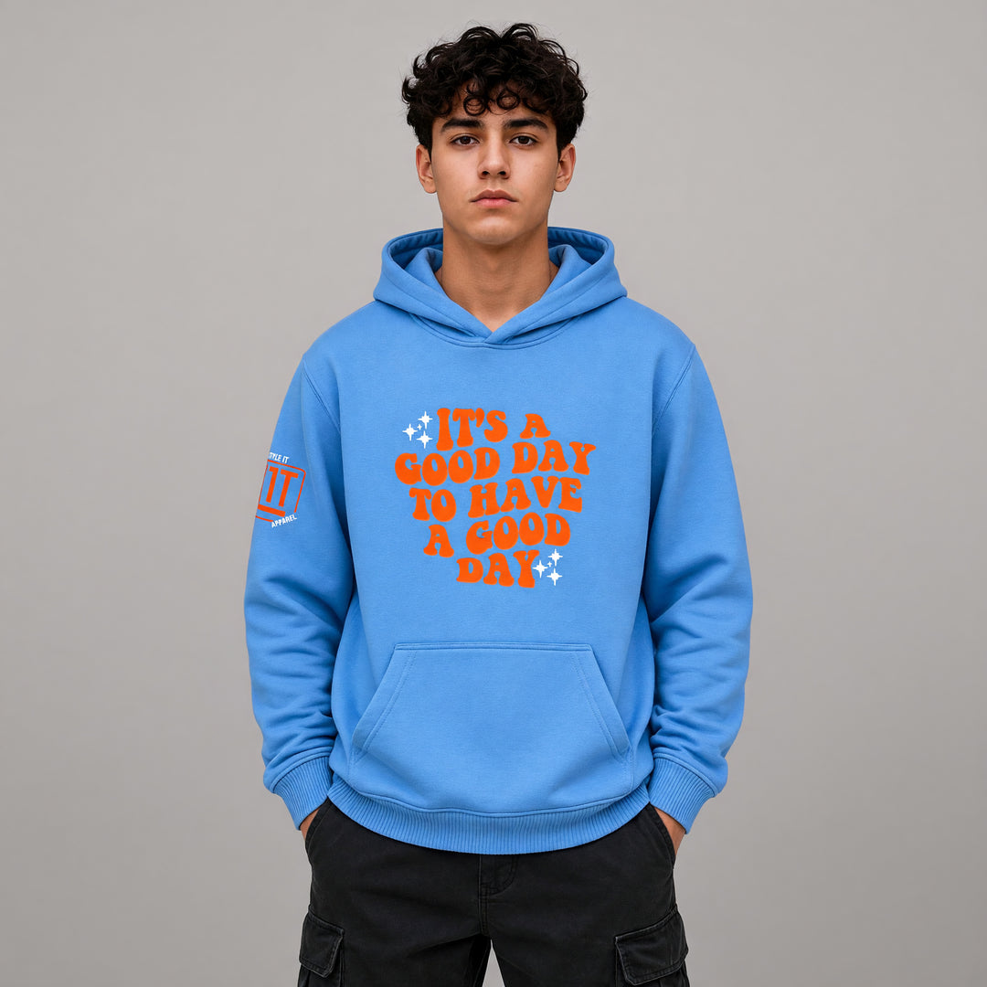 Good Day Kids Hoodie - Blue